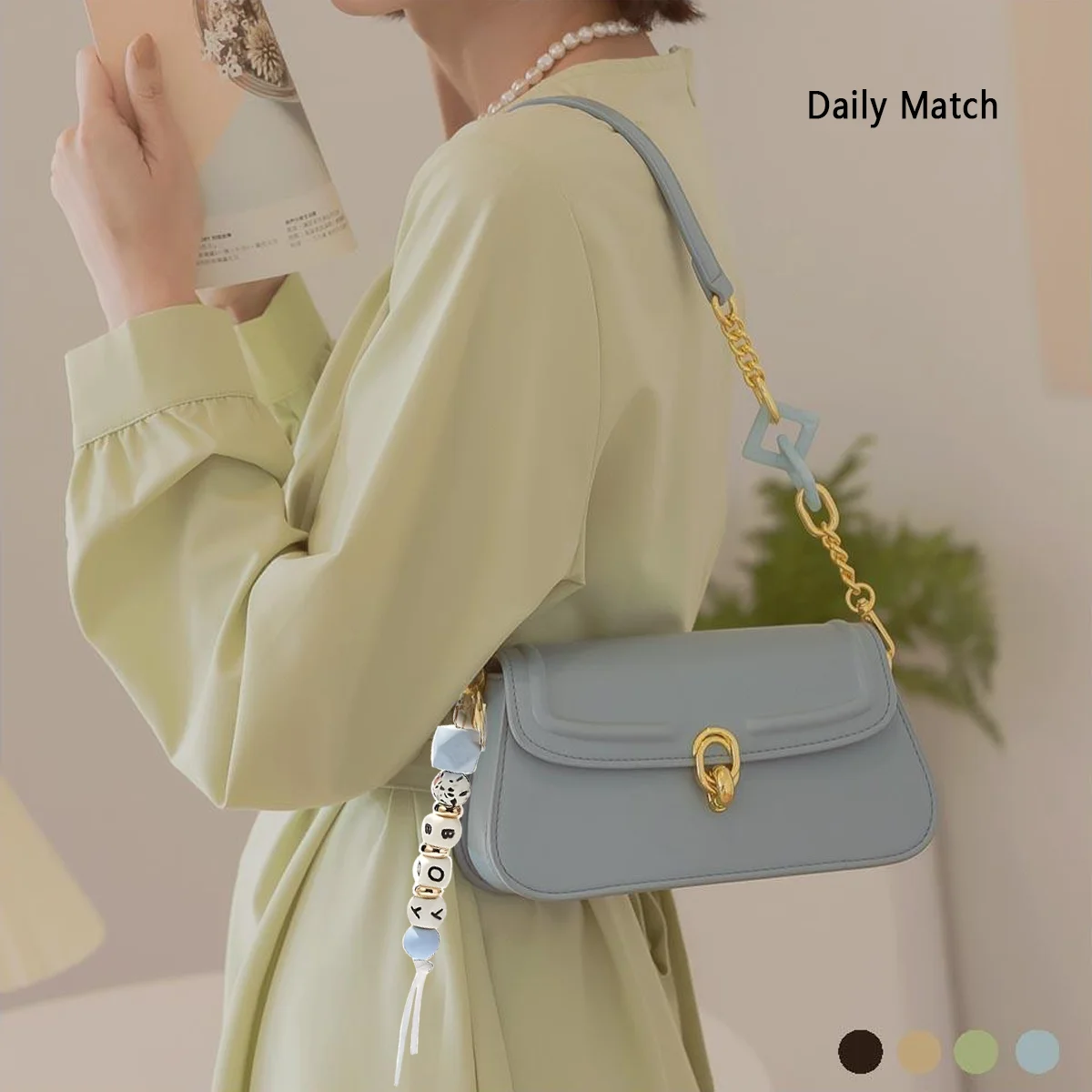 1 قطعة سلسلة مفاتيح حرف سيليكون اسم شخصي ، خرز الماس السيليكون الملون ، قلادة حقيبة/كوب ، هدية عيد الحب/عيد الميلاد #6