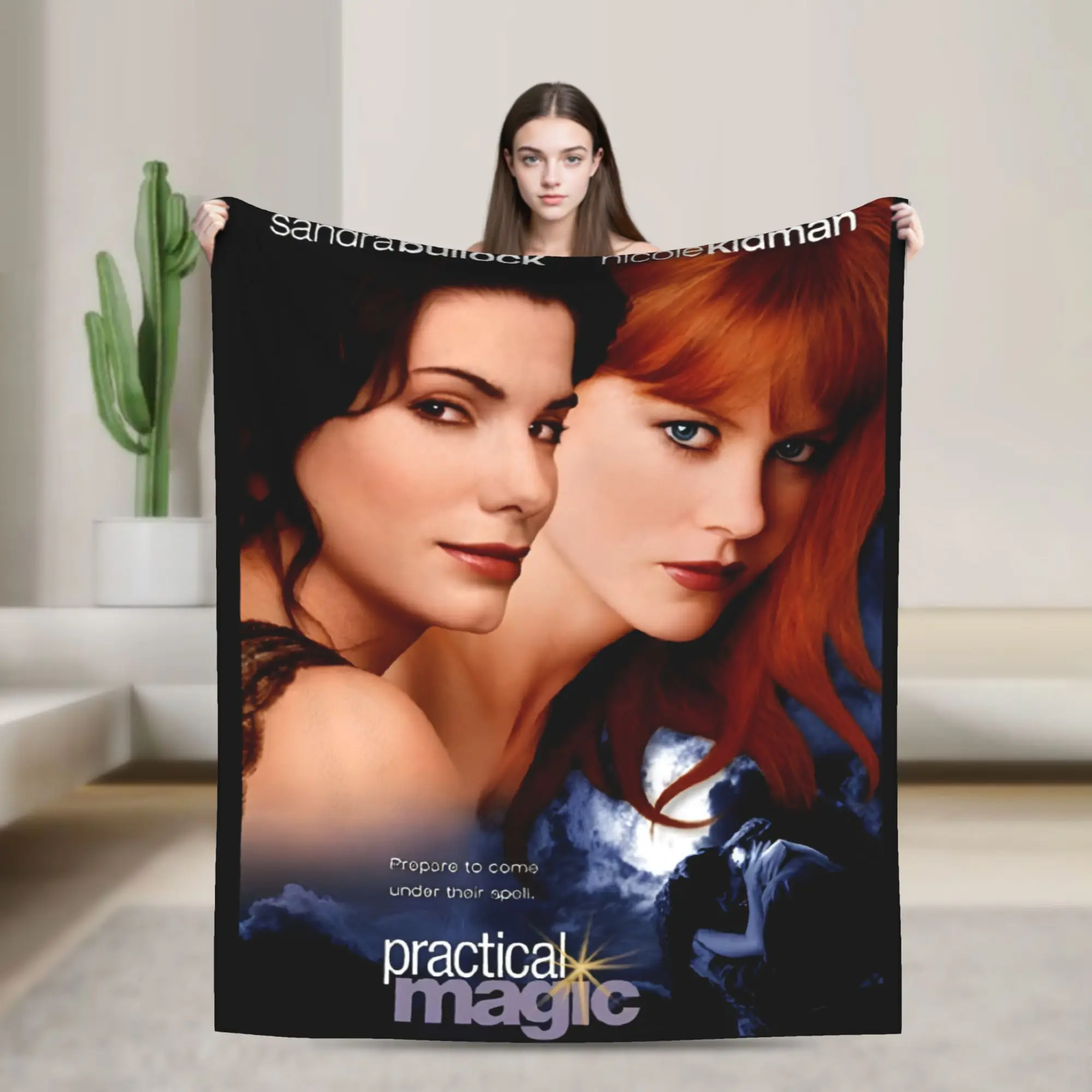 Practical Magic Movie Fleece Blankets  Novelty Throw Blankets for Home 200x150cm Bedspreads