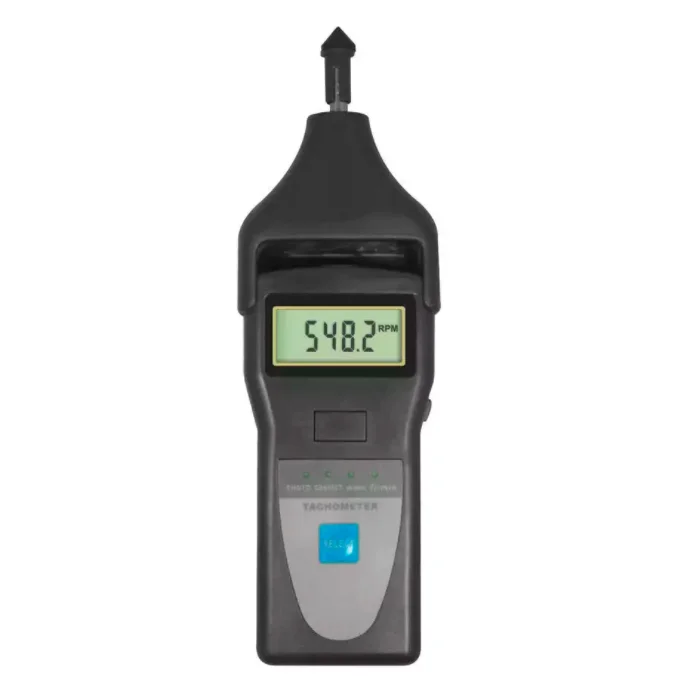 

DT2858 Digital Tachometer Tester For Measuring Rotative Velocity Surface Speed Frequency Of Motor Chemical