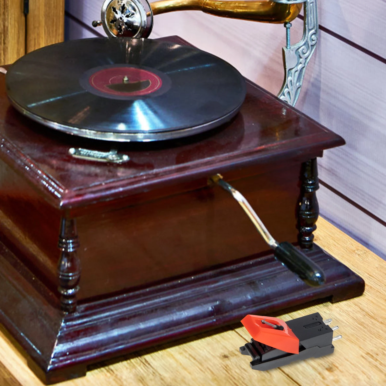 

Vinyl Phonograph Head Aluminum Record Player Needle Replacement Stylus Turntables Excellent Sound Long Life