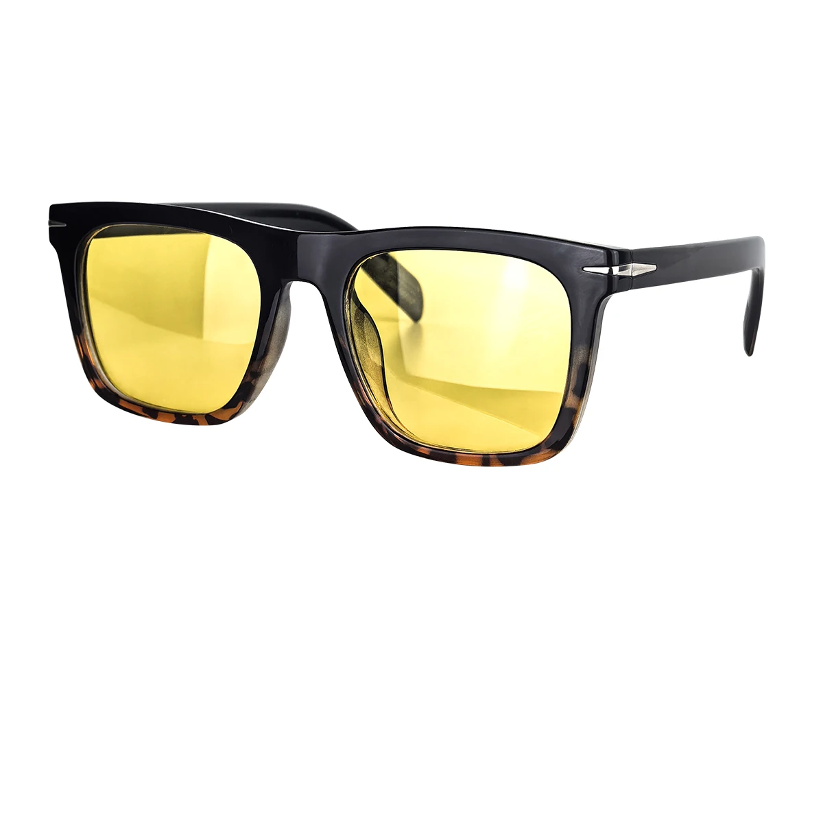 

Anti Blue Light Yellow Lens Glasses Y2k Polarized Sunglasses Men Night Vision Glasses for Driving Square Plastic Glasses for Men