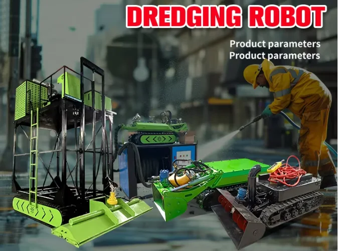 

Dredging Robots, Underwater Dredging Equipment for Pipelines and Rivers, Fully Automatic Intelligent Dredging Machinery