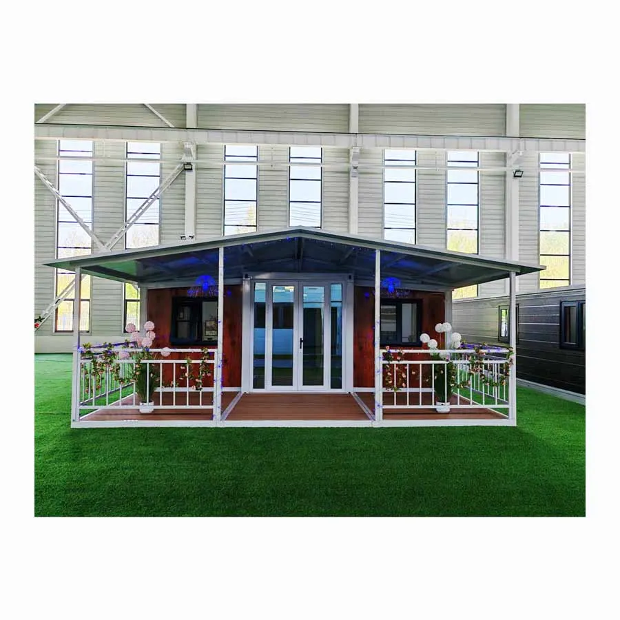 Modular Prefabricated Steel Container Housing Portable Easy-to-Assemble Modern Design Hotel Shop Use Flat Pack Detachable Units