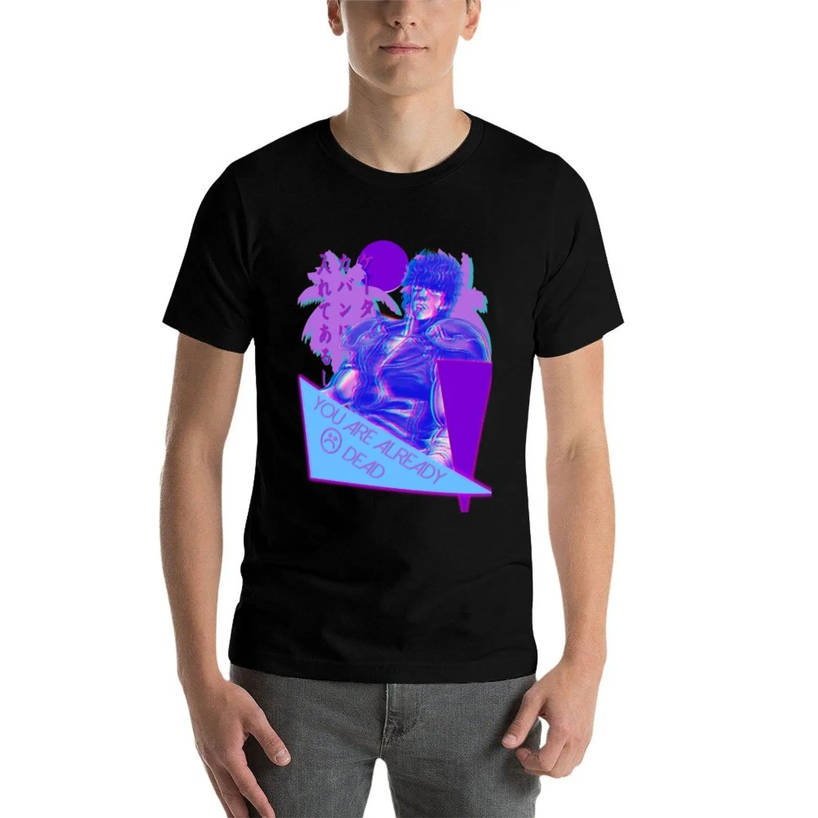 Y O U A R E D E A D تي شيرت تي شيرت للرجل 100 بالمائة قطن أنيمي تي شيرت للرجل تي شيرت مع مطبوعات تي شيرت #4