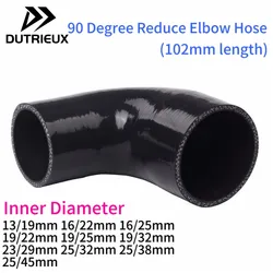 90 Degree Reducer Elbow General Silicone Coolant Intercooler Pipe Tube Hose 13mm 19mm 16mm 22mm 25mm 32mm 23mm 29mm 38mm 45mm