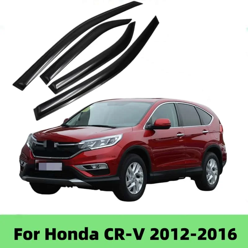 For Honda CRV CR-V 2012 2013 2014 2015 2016 Car Door Window Visor Rain Sun Guard Deflector Shade Awning Shelter Protect Raincoat