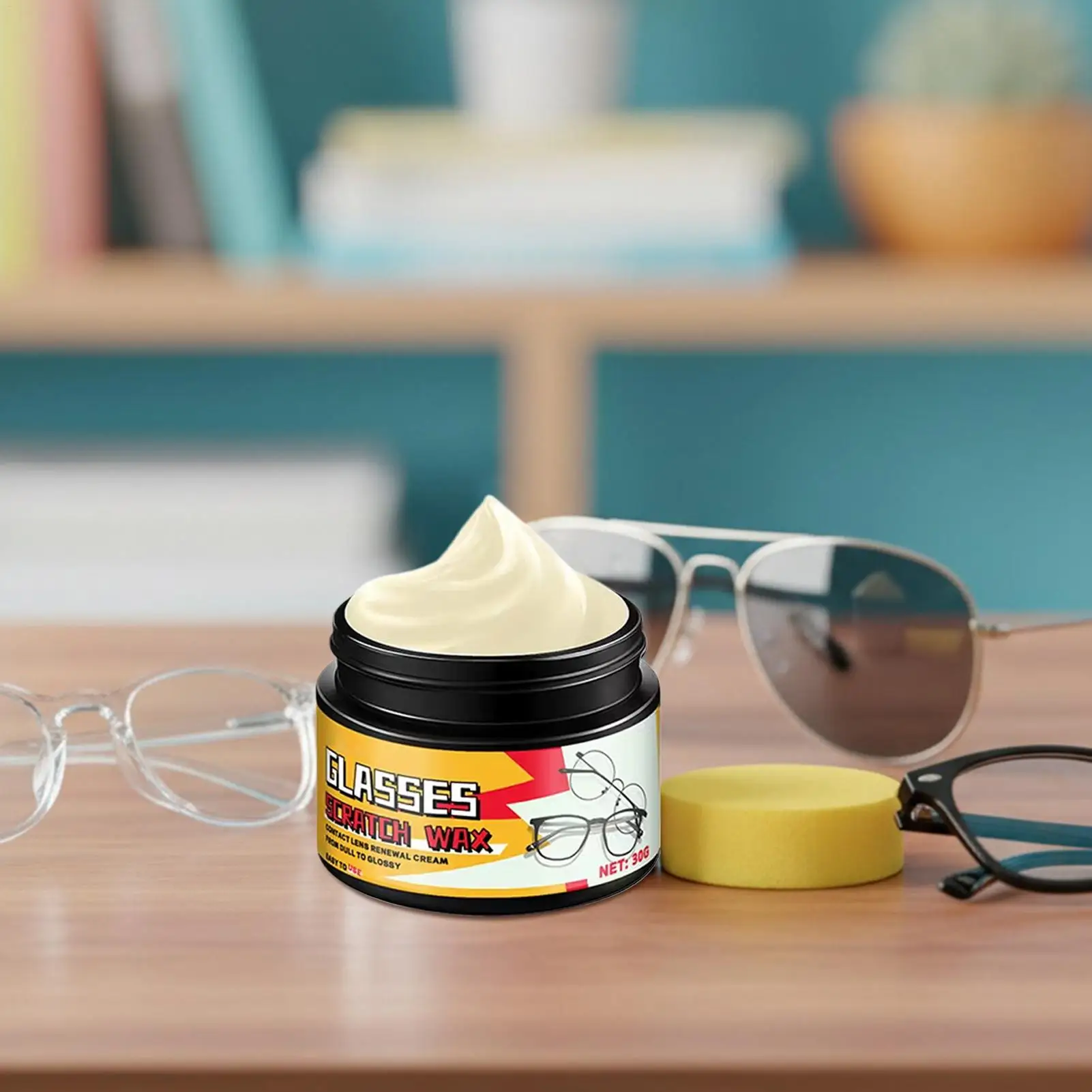 NEW Scratch Remover Paste Long-Lasting Formula For Glasses Car Windshield, Erases Scratches From Phone Camera Watch view 3