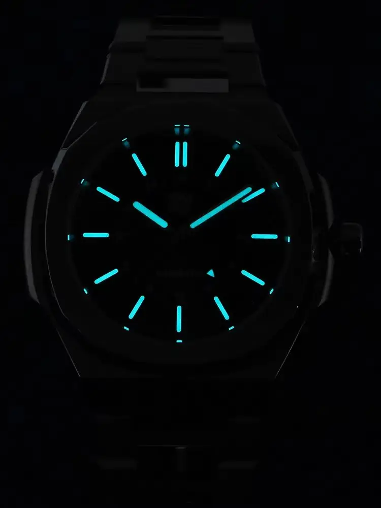 San Martin 43mm Automatic Mechanical Wristwatches For Men GMT Watch 6460 Luxury 10Bar Luminous Relogio Masculino BGW-9 SN0075C