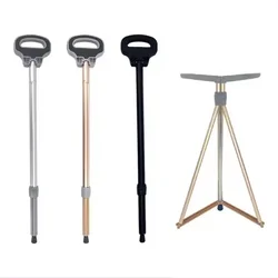 Adjustable Comfortable Walking Stick Chair with Seat Senior Disabled Rehabilitation Therapy Supplies for Crutches Users