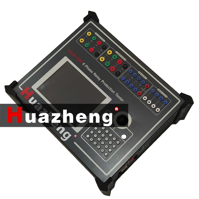 HZJB-1200 Power Grid Substation Smart Testing Equipment Six Phase Secondary Protection Relay Test Set