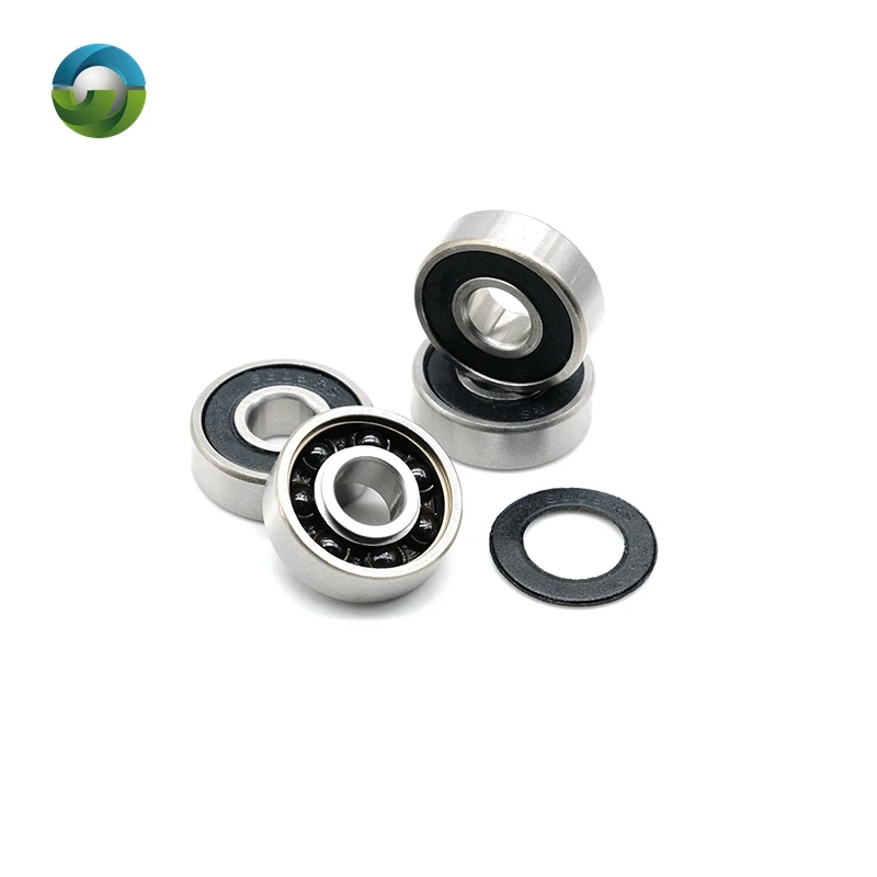 Imagem -03 - Rolamentos de Esferas Cerâmicos Híbridos Spinner Skate Nitride Pro Series 608rs Si3n4 Abec-9 8x22x7 mm 608 2rs