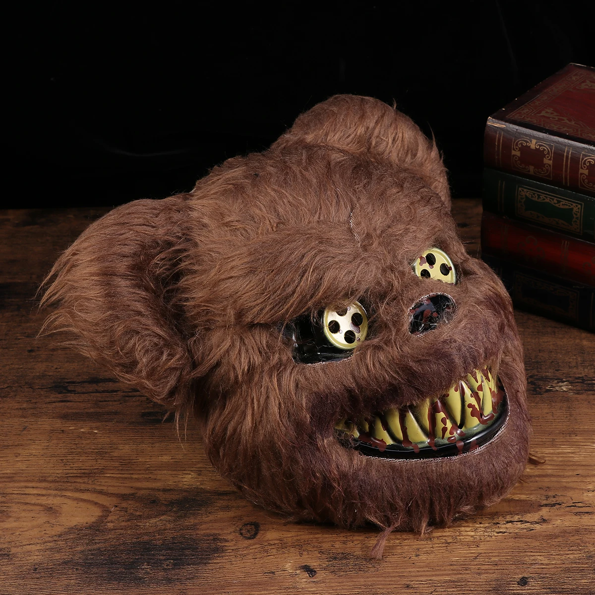 Halloween Head The Animal Costume Scary Pearlescent Realistic Brown Costumes