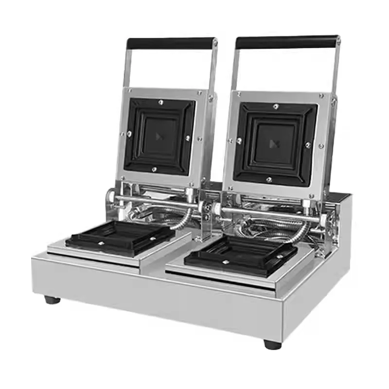 Hot Pressed Sandwich Machine Commercial Burst Toast Machine Cheese Flow Heart Sandwich Machine