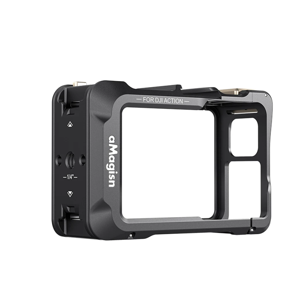 Metal Cage for DJI Action5Pro/4/3 Housing Case Premium Horizontal and Vertical Shooting Protective Frame