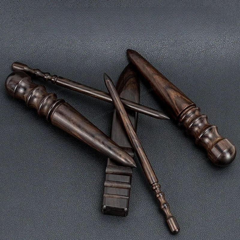 For Handmade Leather Sanding Rod, Leather Edge Polishing Round/flat Rod Trimming Tool