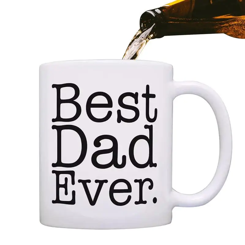 

Funny Father's Day Mug 350ml Father's Day Large Capacity Coffee Cups Seasonal Decors Mugs With Ergonomic Handles For Hot Coffee