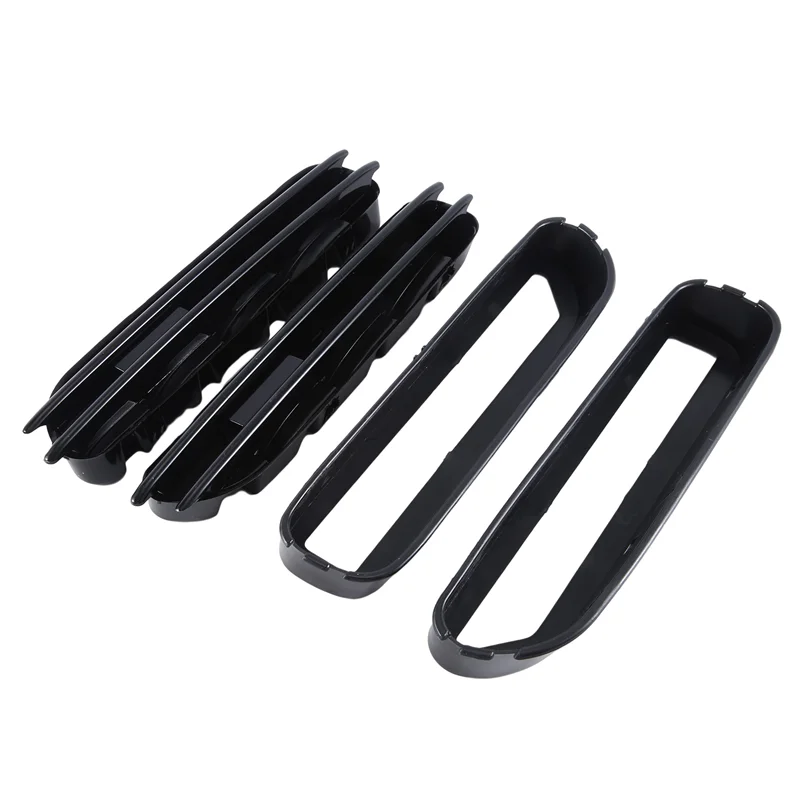 

1 пара решеток боковой панели крыльев автомобиля, аксессуары для BMW 5 серии E60 M5, левый и правый 51137896849 51137896850, ярко-черный