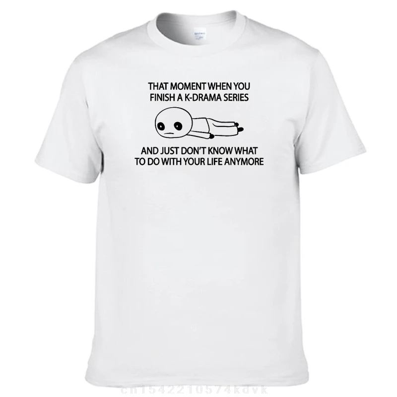 K-Drama Lover Funny KDrama Fan Design Gift Idea T-Shirt  High Quality 100%Cotton Short Sleeve