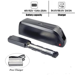Electric Bike Bicycle Battery 48V 13Ah 25Ah 52V 20Ah Lithium-ion Battery for Euybike S4 Ridstar Q20 Pro Engwe M20 E-Bike