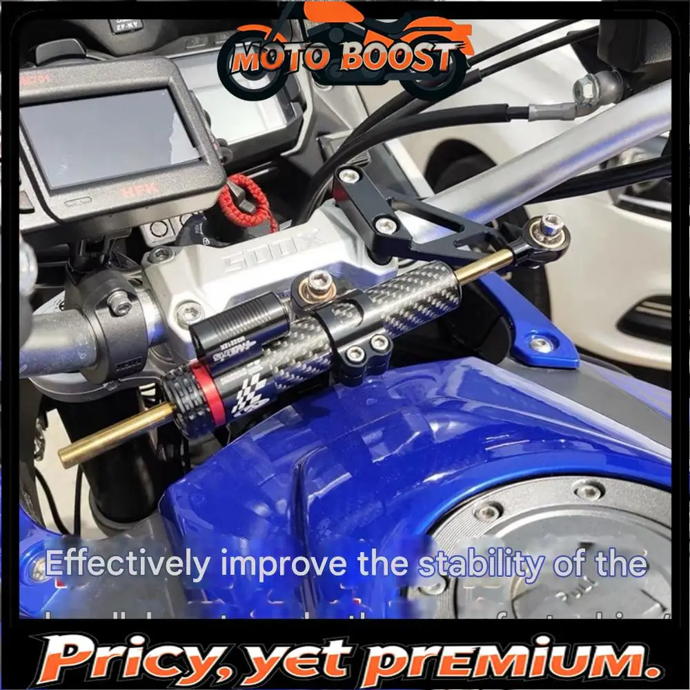 

Motorcycle direction damper bracket fixed code handlebar balance bar steering shock absorber for KOVE 525X 500X 400X