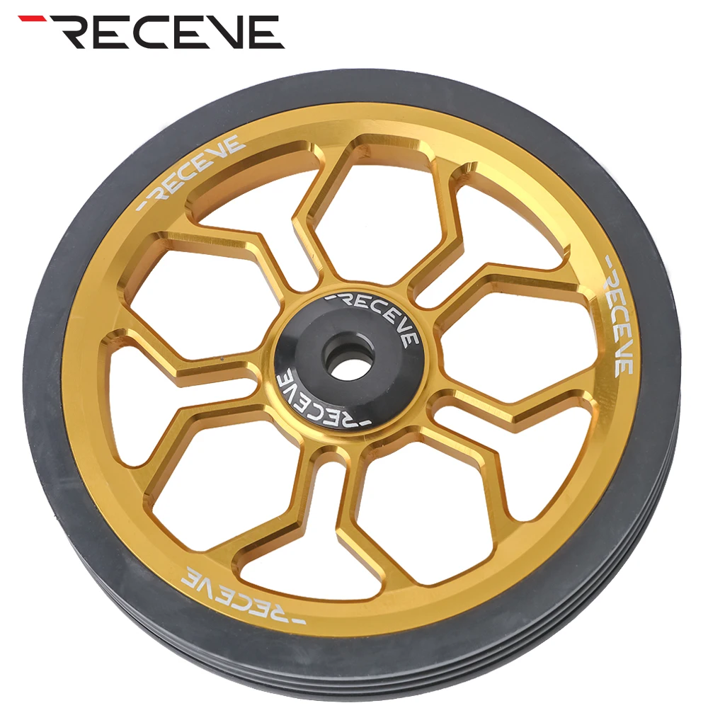 AliExpress HASSNS RECEVE 80MM Folding Bike Easywheel Bicycle Large Easy Wheel Aluminum Alloy Modified Sealed Bearing Pushing Wheels For Brompton