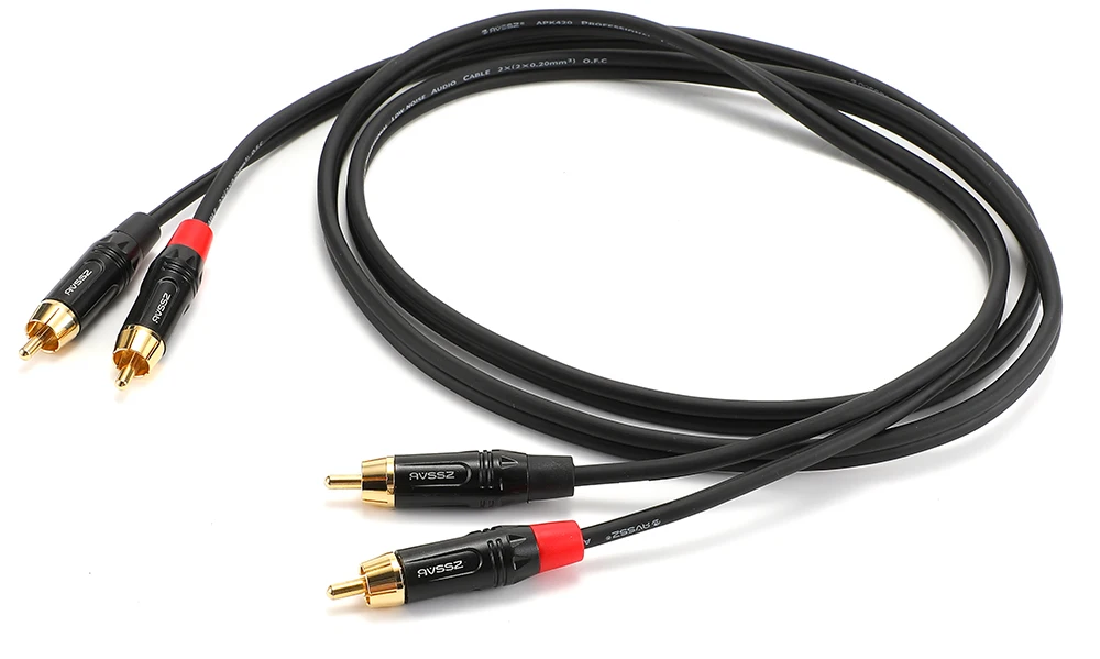 AVSSZ 2 4-adriges Audiokabel TRS XLR RCA Audio Lautsprecher Signalkabel Mono Stereo Einzelne Zweireihige Kabel 6,35 Mikrofonkabel – Detail 26