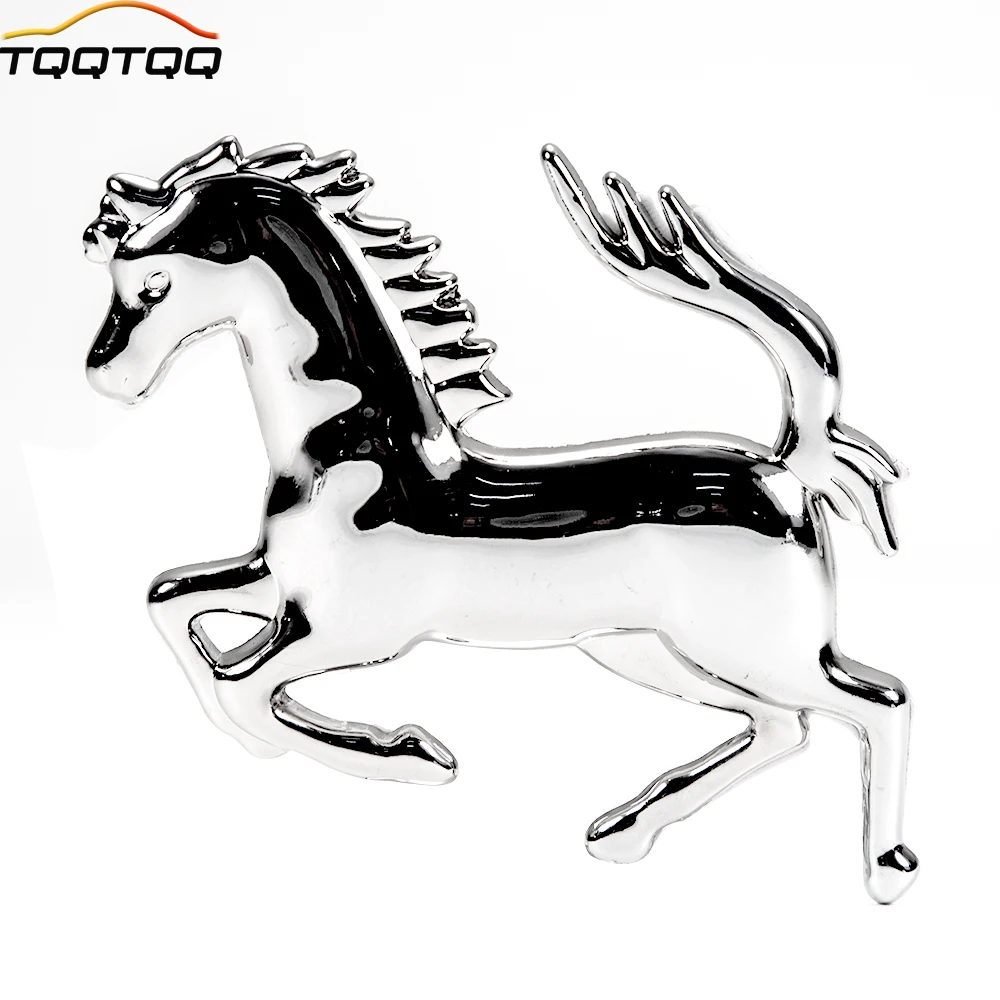 

1Pcs 3D Metal Horse Adhesive Truck Car Badge Emblem Sticker Emblem Aluminum Alloy Auto Trunk Fender Bumper Decal Emblem