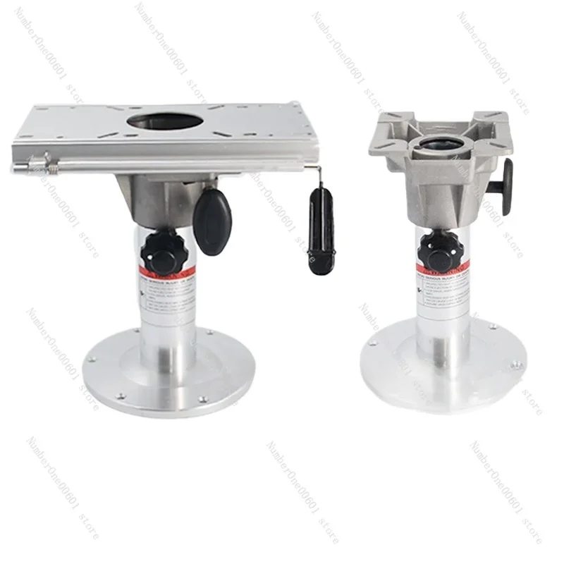 Yacht Boat Driving Pedestal Lift Adjustable Seat Leg Base Removable Aluminium Alloy Speedboat Road Fishing