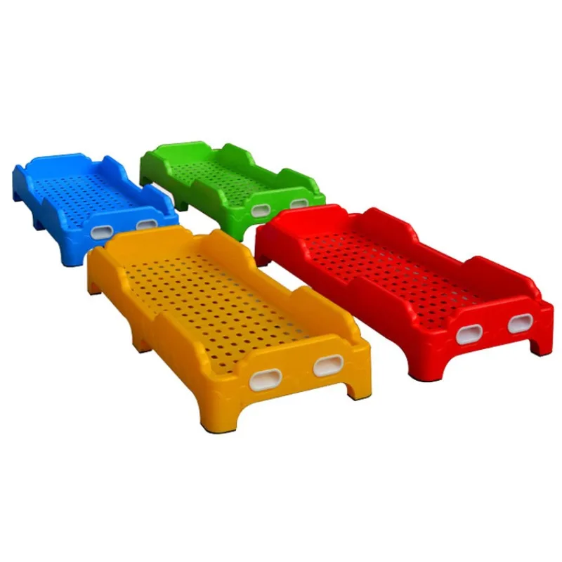 Baby nap bed for children, kindergarten plastic bed plastic stacked bed student bed care bed