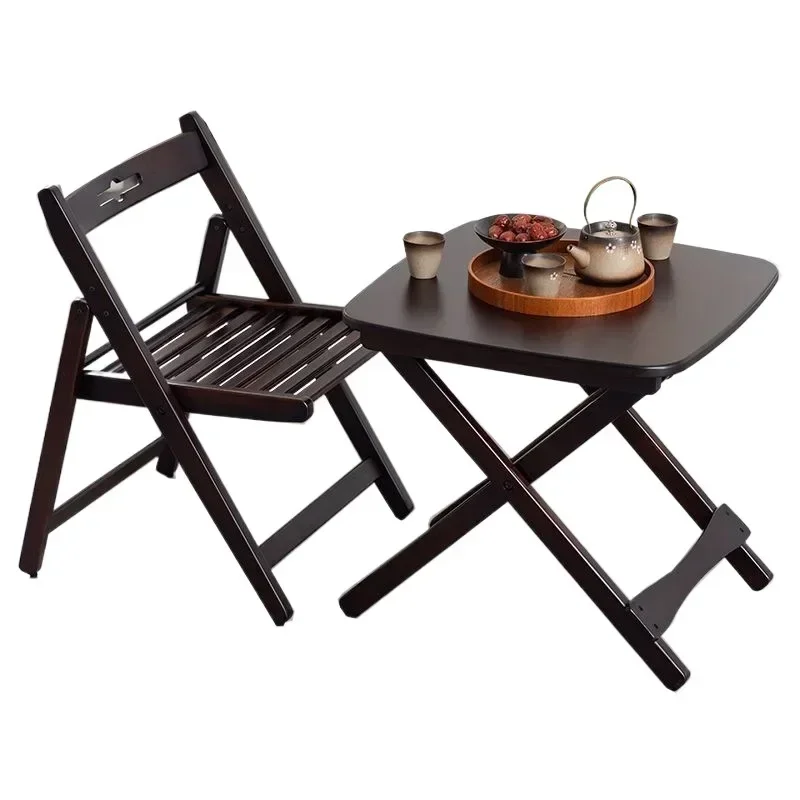 Folding table, dormitory square portable stall small square table