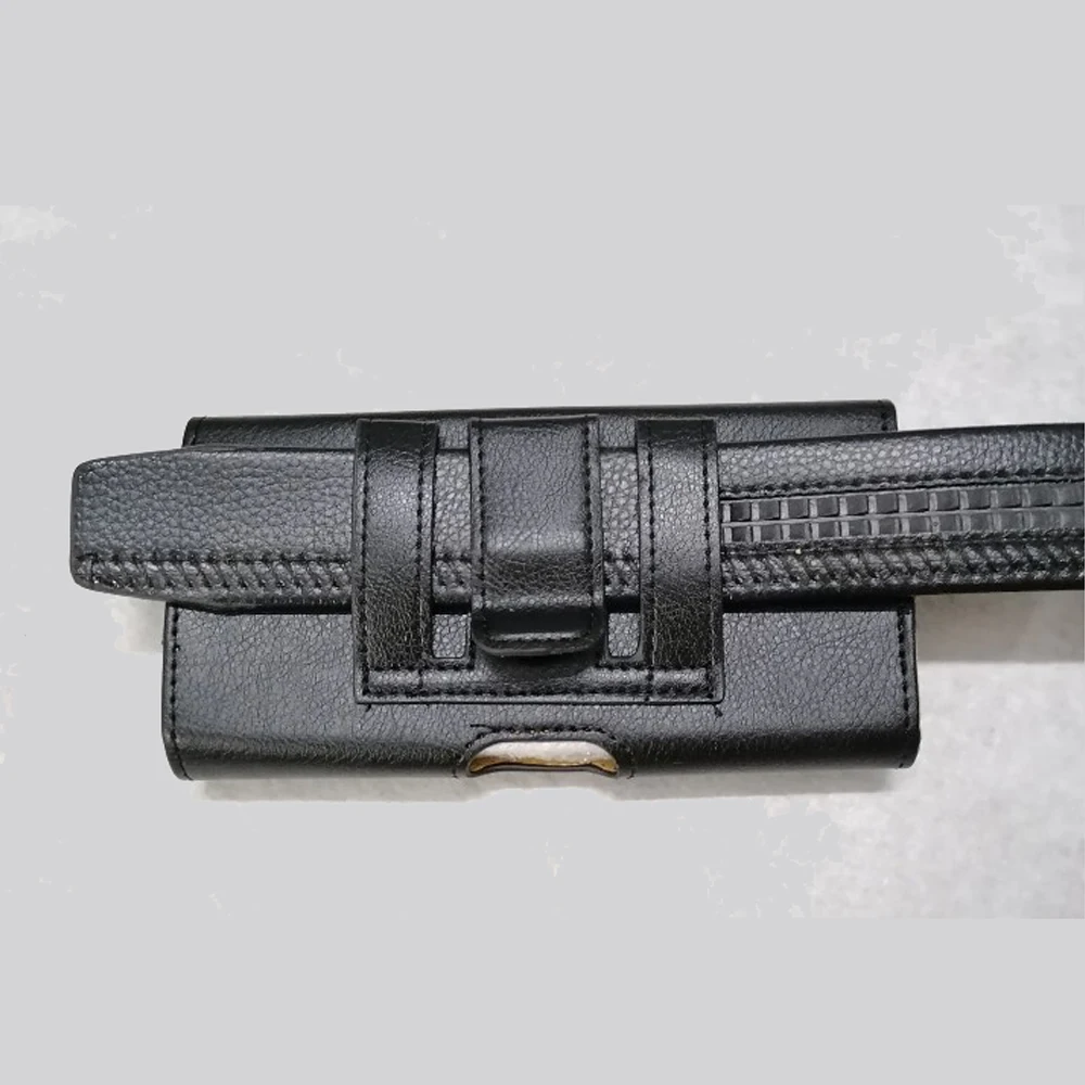 Custodia universale per telefono in pelle PU 4.7-6.5 pollici Protezione per clip da cintura per telefono con processo di cucito Supporto universale per telefono cellulare coperto
