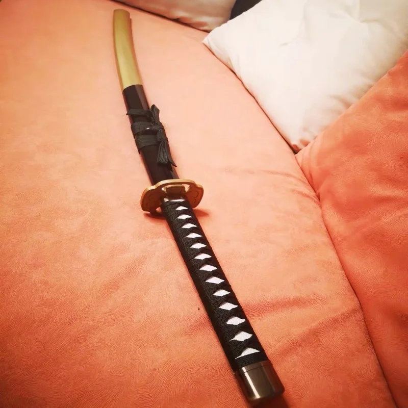 

104cm Cosplay Game Touken Ranbu Online Nikkari Aoe weapon Wooden Japan Samurai Sword Comic-con Costume party stage show props