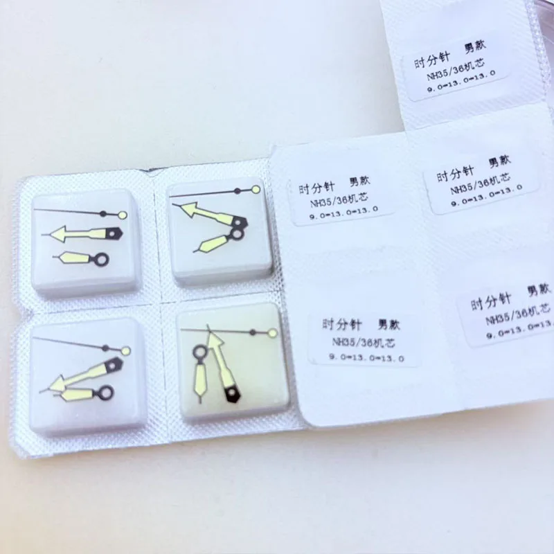 Japanese NH35 NH36 movement three-hand hour, minute and second hand, men's mechanical watch hand