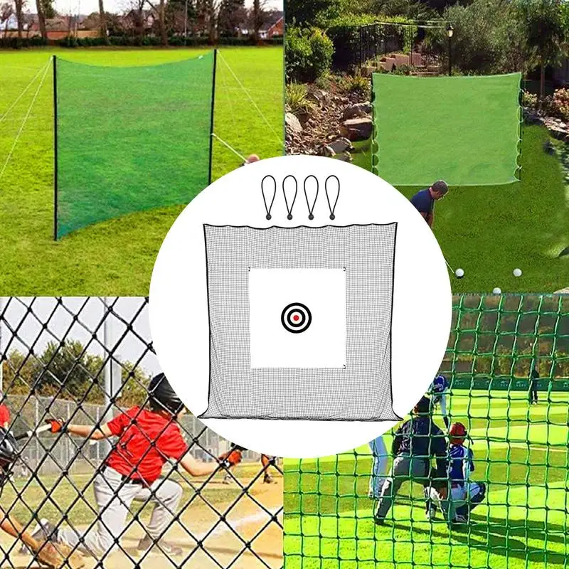 Golf Practice Net Ball Nets For Backyard Golf Practice Supplies Punch Aid Netting Multi-functional For Travel Home Garage Lawn