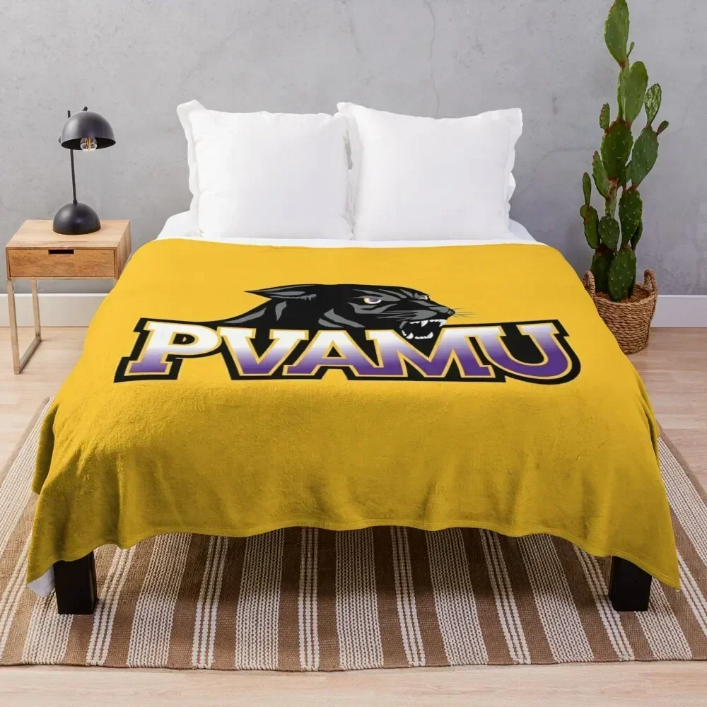 

Prairie View Panthers Throw Blanket Decorative Throw for sofa Picnic Tourist Blankets