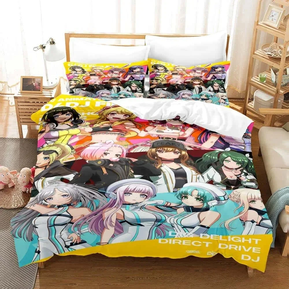 

3D Print Anime D4DJ All Mix Bedding Set Single Twin Full Queen King Size Bed Set Adult Kid Bedroom Duvet cover Sets Home Textile