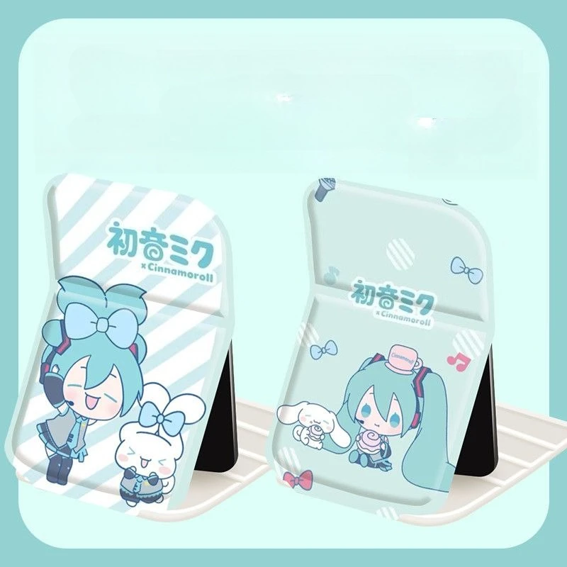 

Hatsune Miku foldable makeup mirror, portable storage, desktop use for dorms, handy table makeup mirror