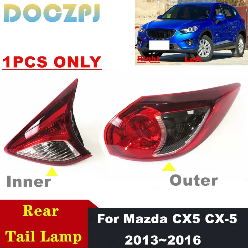 

1 шт., автоматические задние фонари, внутренний или внешний задний фонарь, корпус стоп-сигнала без лампочек для Mazda CX5 CX-5 2013 2014 2015 2016