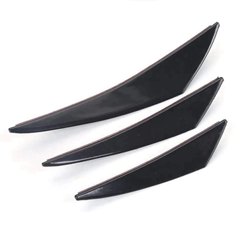 Universal Pvc Car Front Bumper Lip Protector Rear Diffuser Auto Spoiler Splitter Wing Protection Guard 12PCS