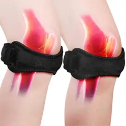 2Pcs Patella Strap Knee Brace Support, Knee Protection Patella Stabilizer Knee