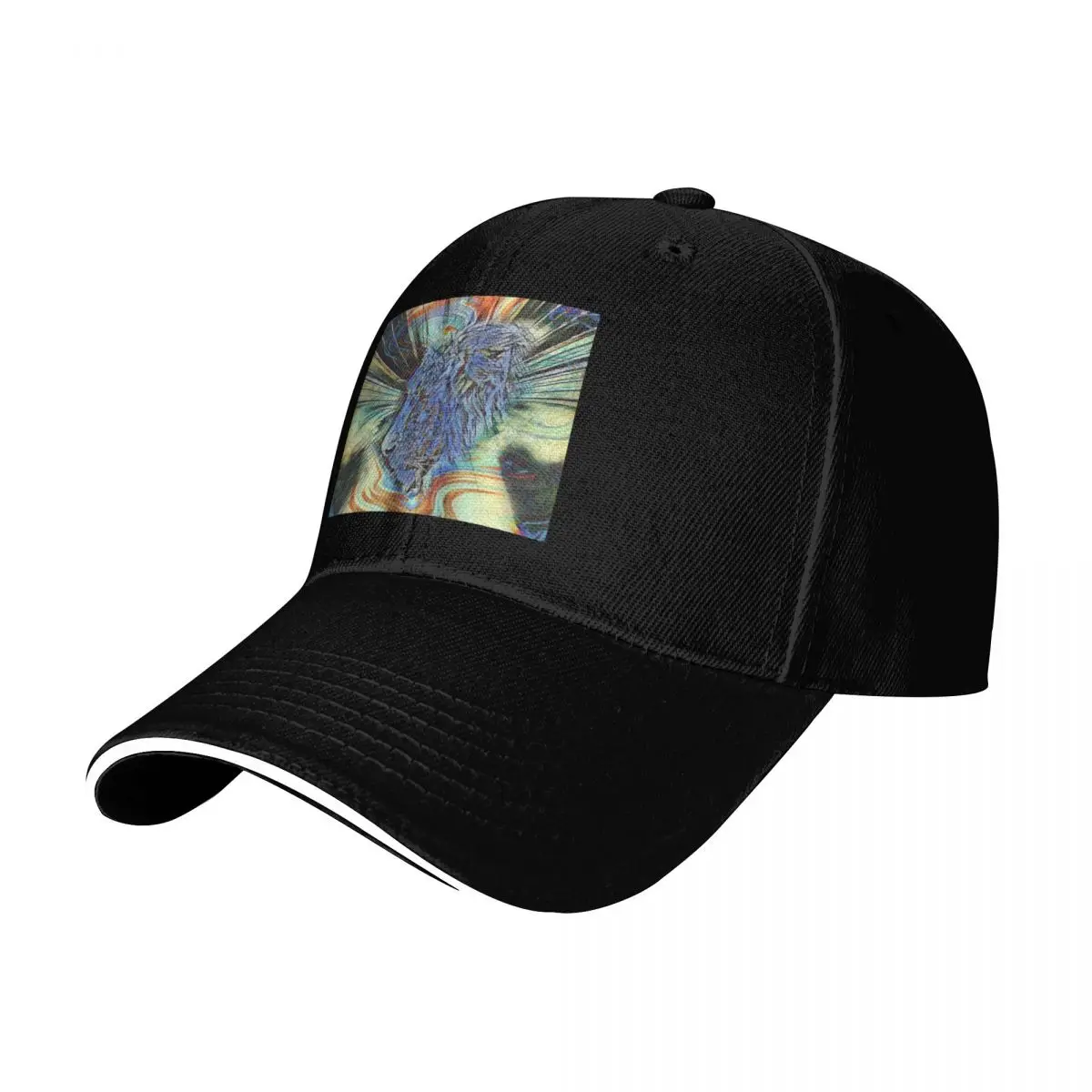 Strength Baseball Cap Cotton Twill Breathable Contrast Two Tone Brim Snapback Flat Bill