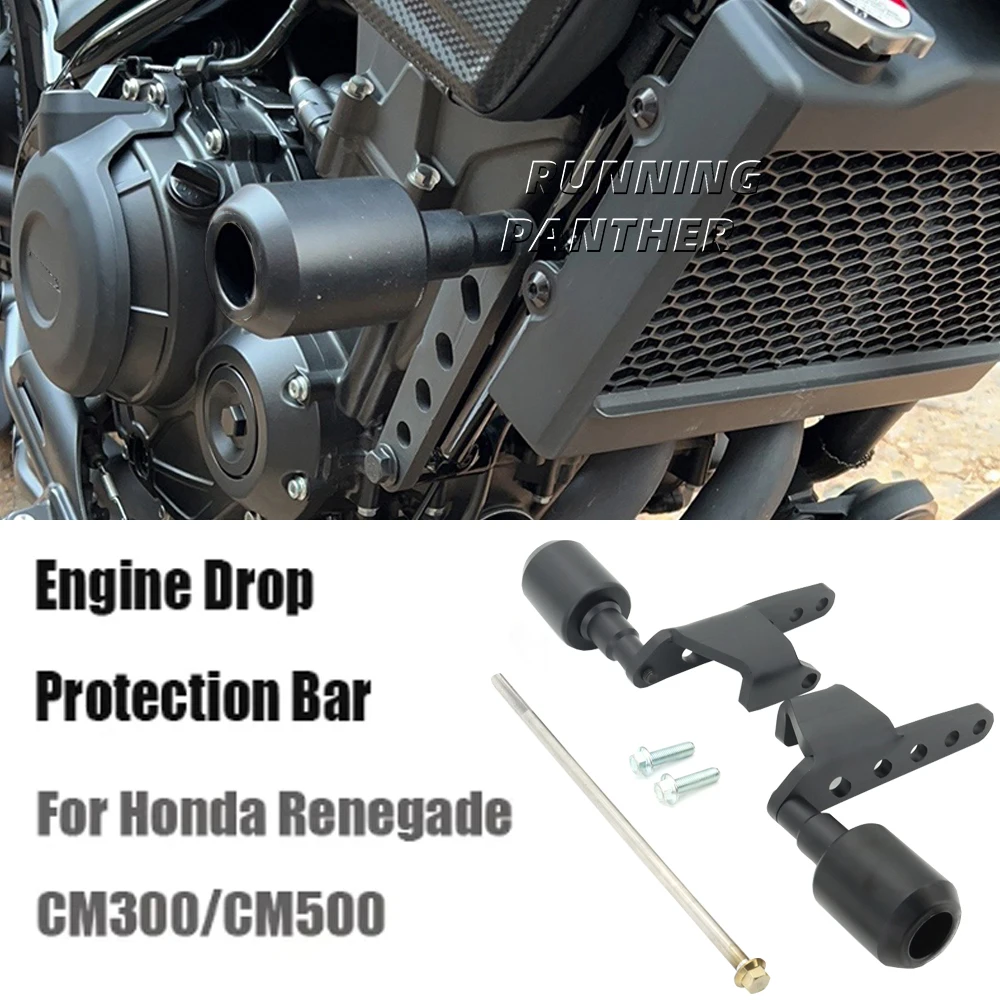 

Suitable For Honda Motorcycle REBEL CM300 CM500 Engine Guard Anti-Collision Frame Slider Kit Anti-fall Protection Cover Bumper