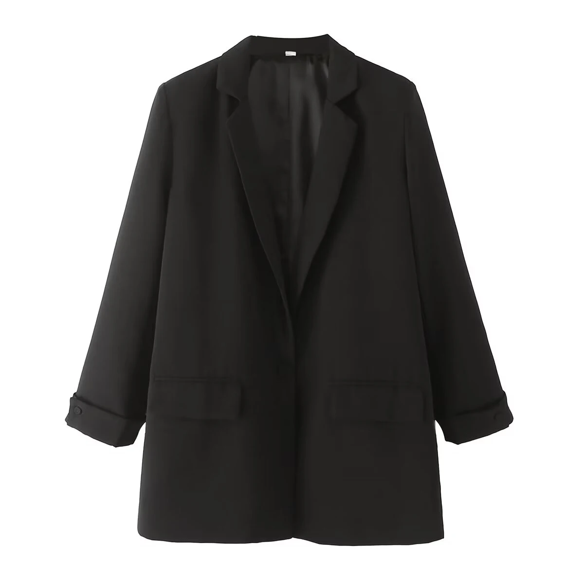 Black suit jacket for women in autumn 2026 new Korean style casual and high-end style explosive street suit