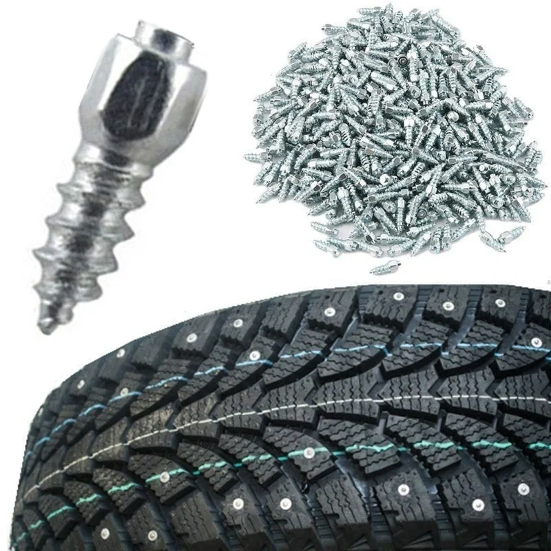 Car Tire Studs Anti-Slip Screws Nails Auto Motorcycle Bike Truck Off-road Tyre Anti-ice Spikes Snow Shoes Sole Cleats