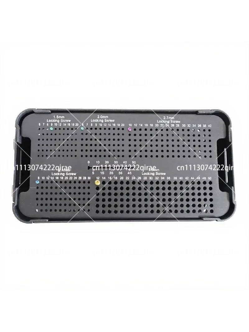 Veterinary Surgical Instrument Sterilization Box for Cortical Locking Screws Self Tapping