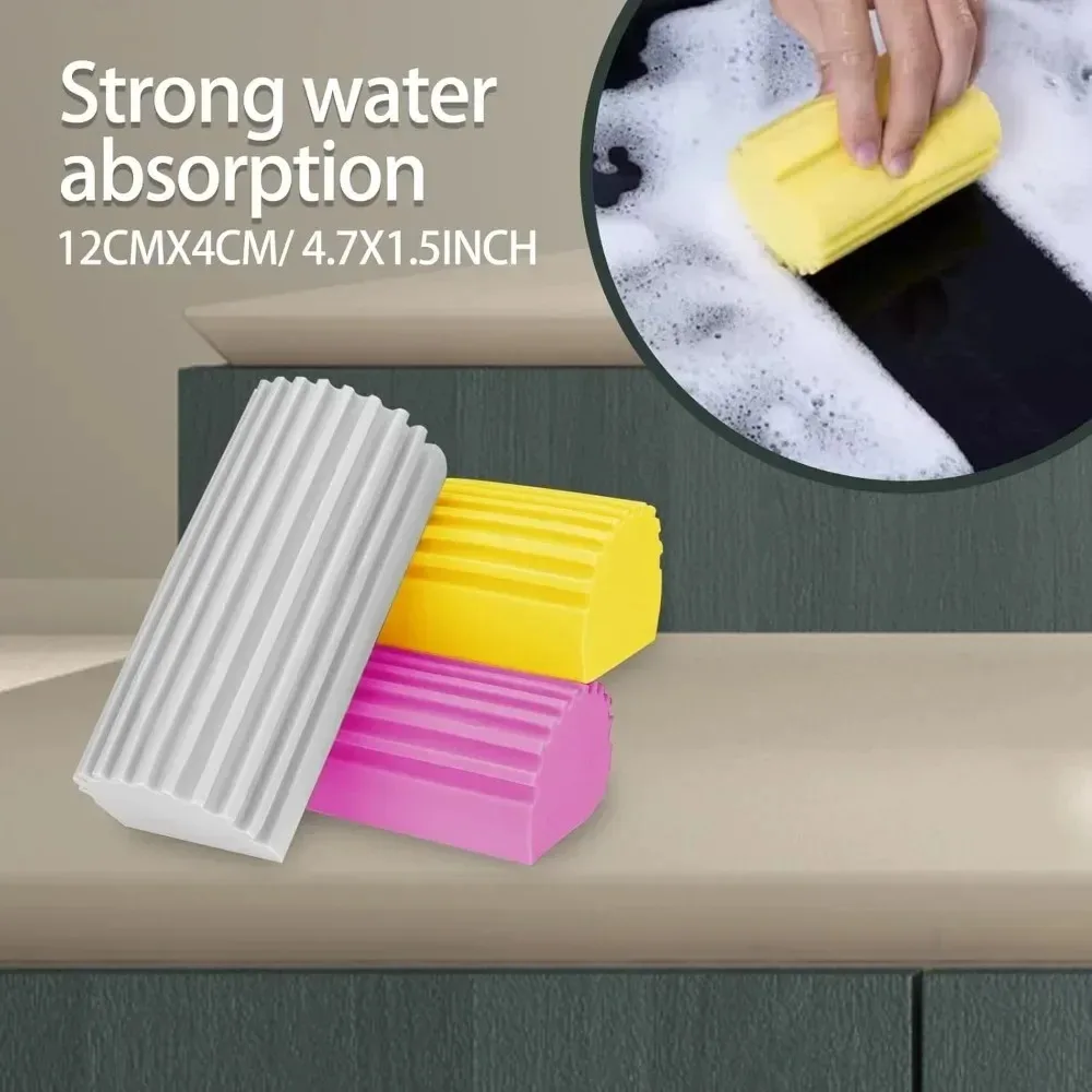 

Car Damp Clean Duster Sponges Reusable Eraser Brush Blinds Kitchen Window Sponge Duster Cleaning Tools Auto Accessories