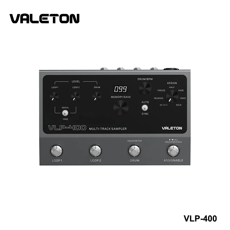 

Многодорожечный пробоотборник Valeton VLP-400 с 4-футовым переключателем, двумя полнофункциональными петлями, барабанная машина