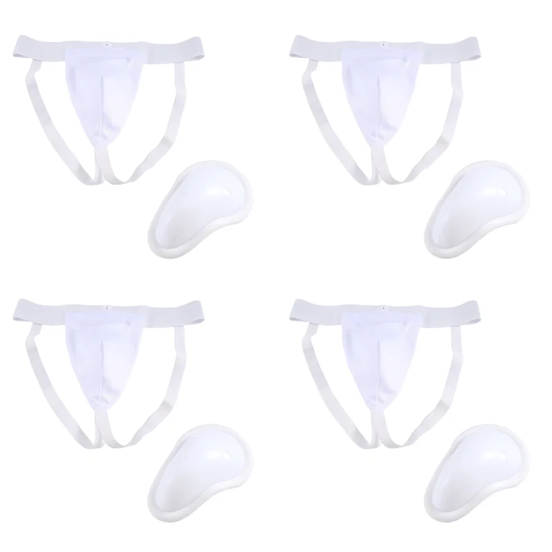 

NALFI-4X Groin Protector Cup Men, Boxing Kickboxing Muay Groin Guard, Ventilated Adjustable, Karate Fighting Training L