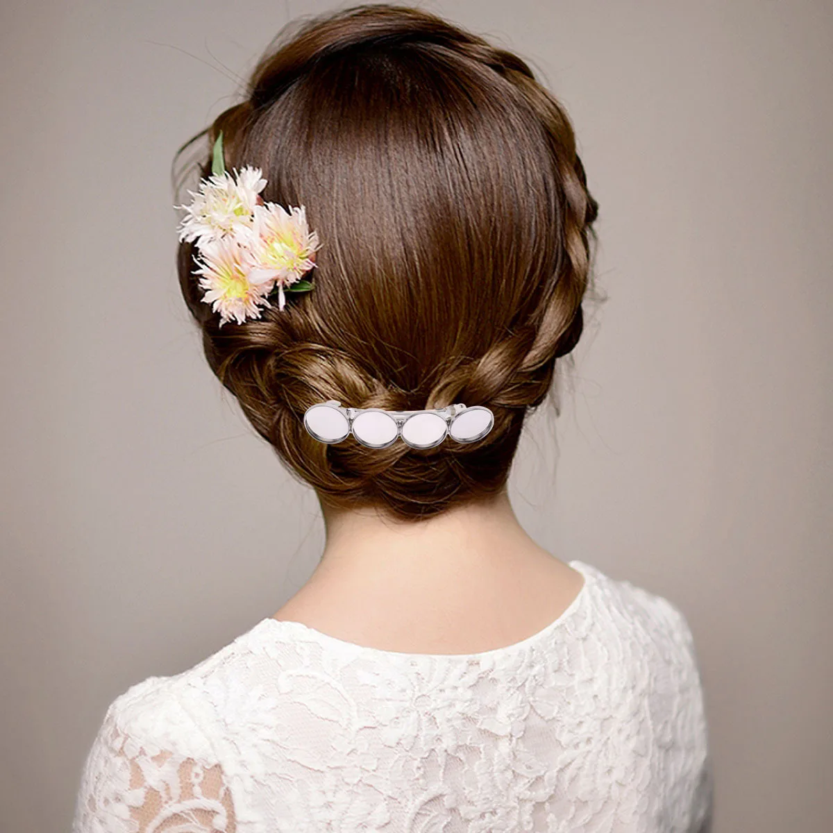 

10Pcs DIY Hair Clip Spring Accessories Silver Metal Durable for Fashion Hair Accessory Clips Handmade Stylish Headdress