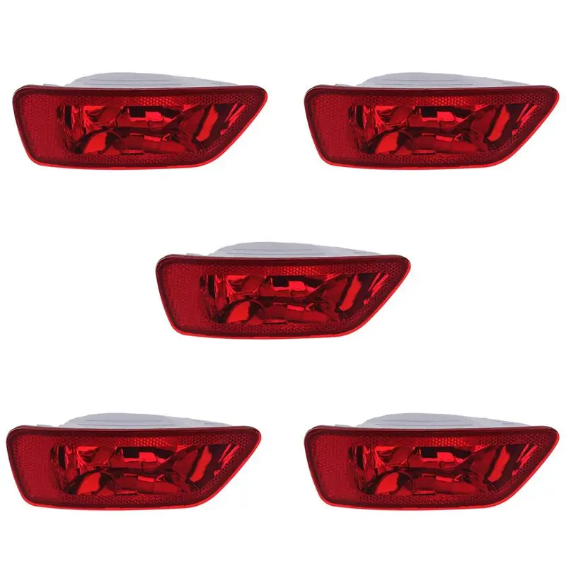 

5X Rear Left Fog Lamp For Dodge Journey,Jeep Compass Grand Cherokee 11-16 Tail Bumper Lamp Fog Lights Rear Bumper Light